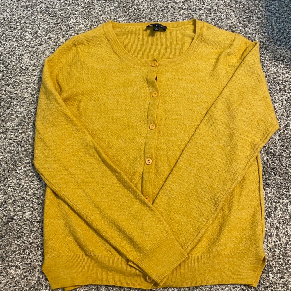Button down sweater
